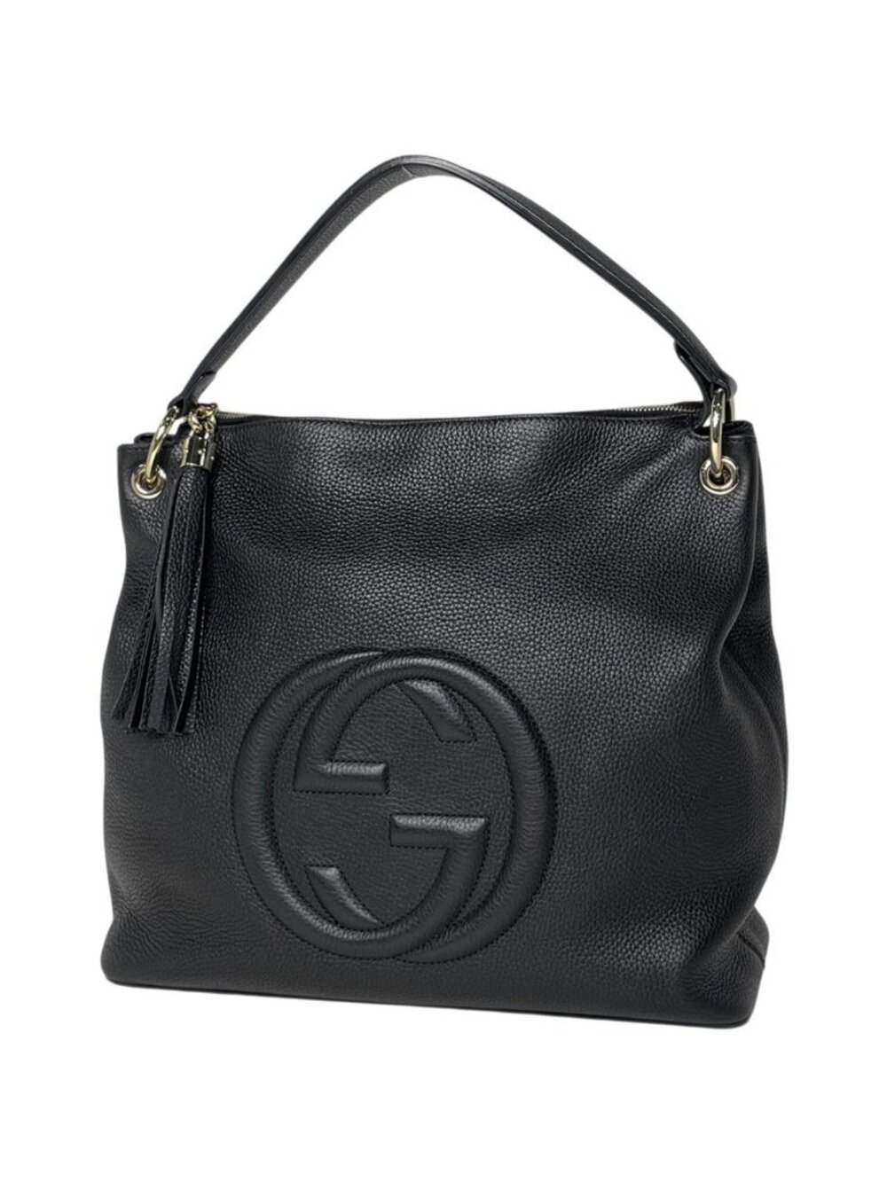 Gucci Soho Handbag Leather Black